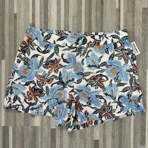 Old Navy Floral Print Women's Shorts - Blue Floral size XL